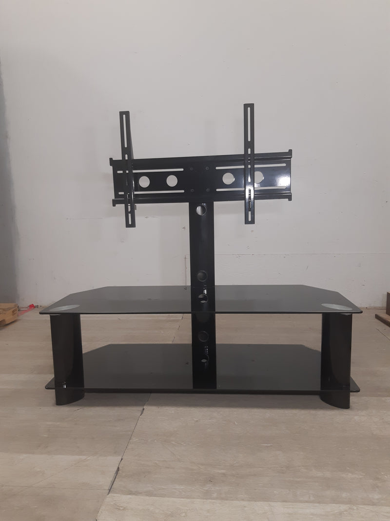 Black Glass T.V Stand With Mount