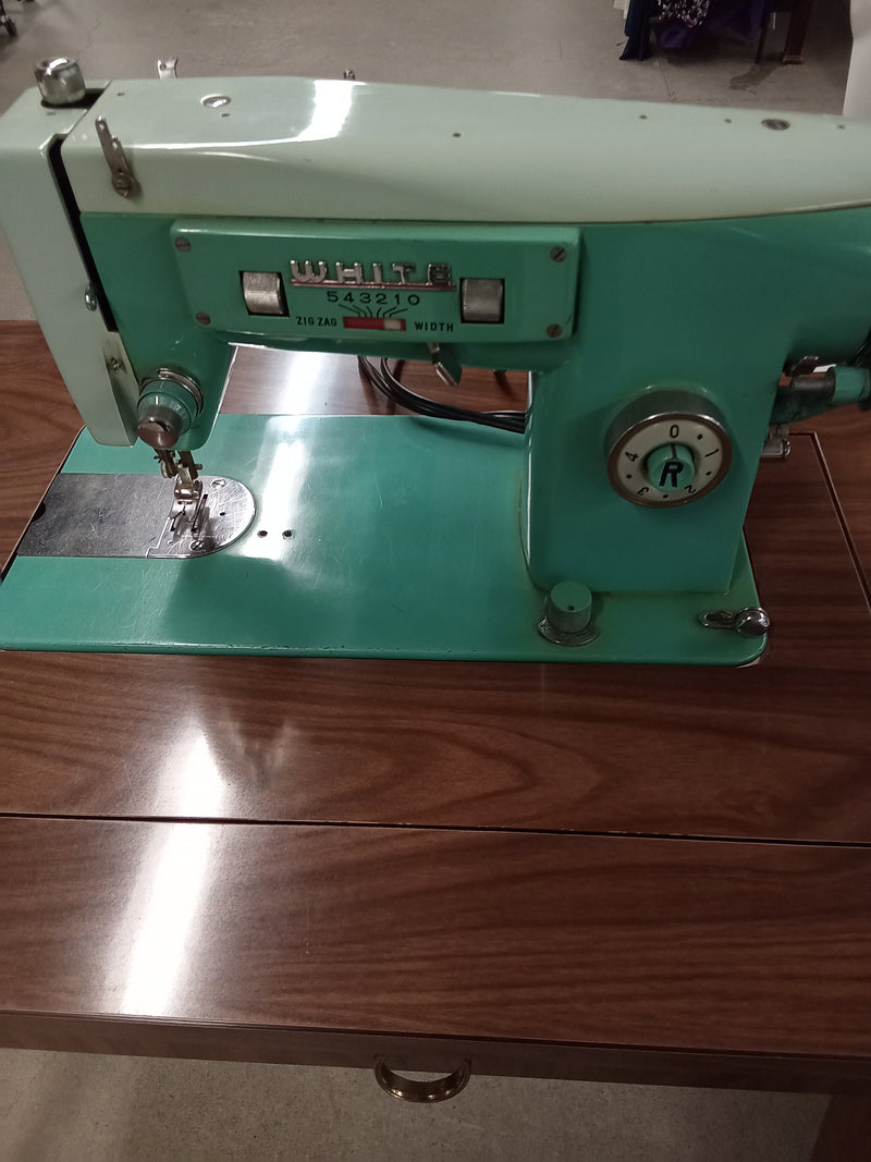 30"W Sewing Table with Built-In Sewing Machine