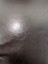 Dark Brown Leather Barstool