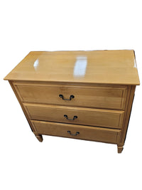 Light Maple 3-Drawer Dresser