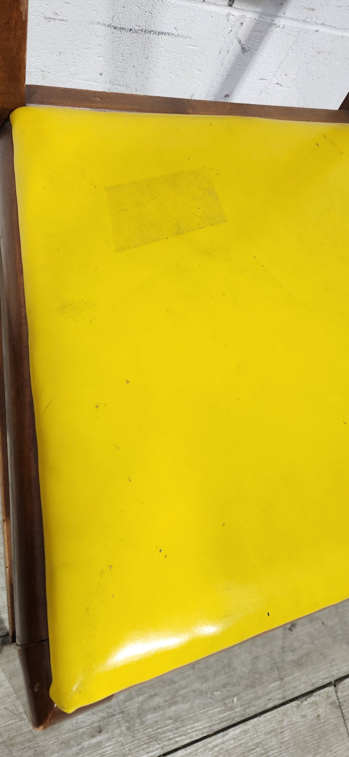 Mid-Century Modern Yellow Chair