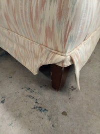 53"W Beige Patterned Loveseat Sofa