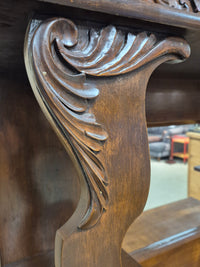 Antique Dining Hutch - - needs repair