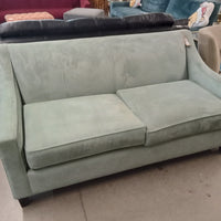 68"W Sea Foam Green Love Seat
