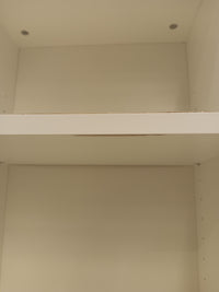 Tall White 6-Tier Bookcase