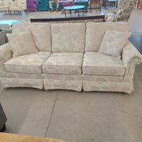 80"W 3-Seat Sofa in Floral Fabric