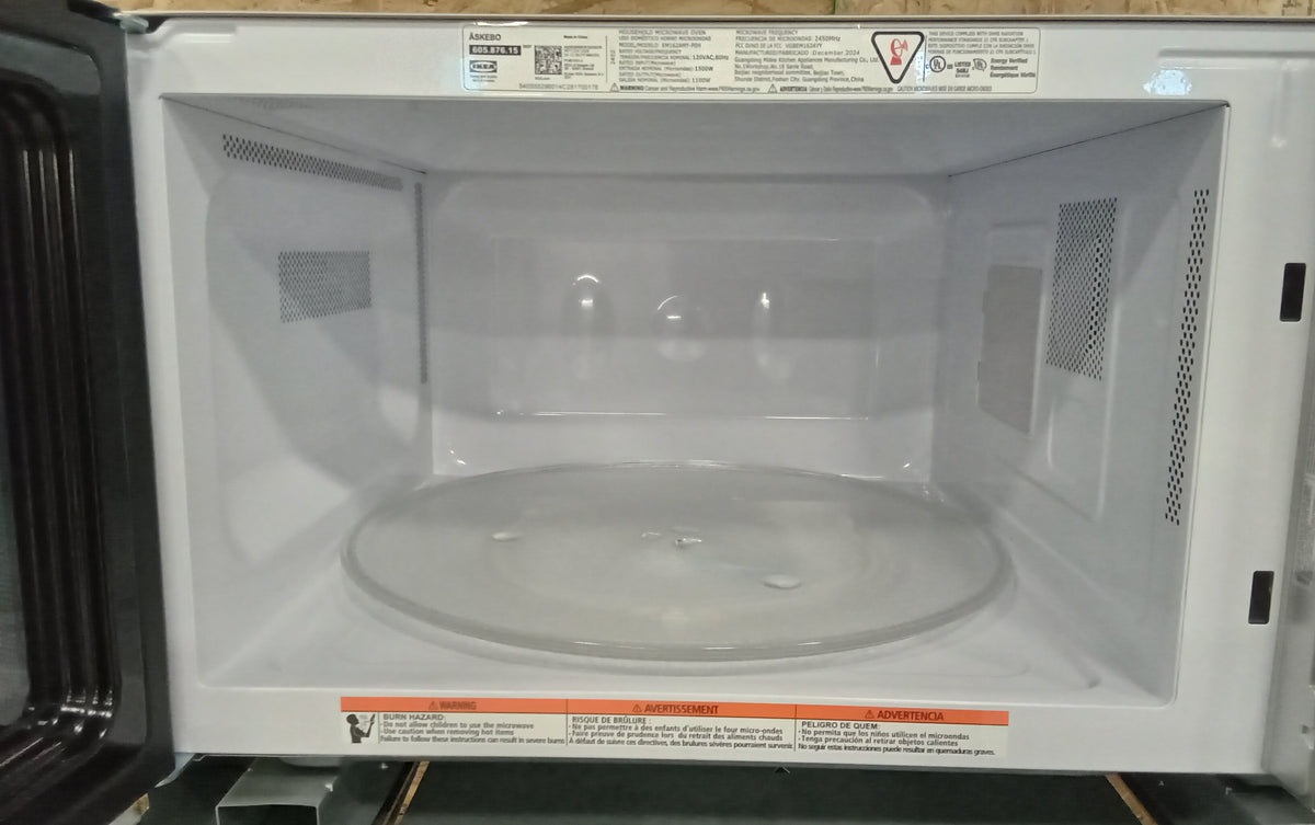 30"W Askebo Microwave in Stainless Steel