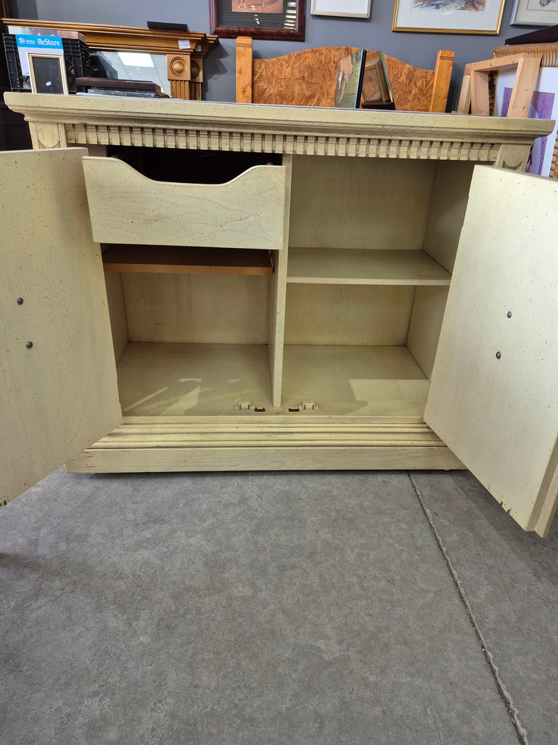 2-Door Credenza with Stone Top