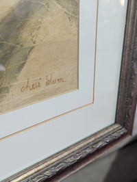 Row of Red Amaryllis by Cheri Blum Framed Artwork