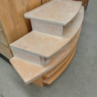 50"W Unique Multi-Tier Shelf Unit