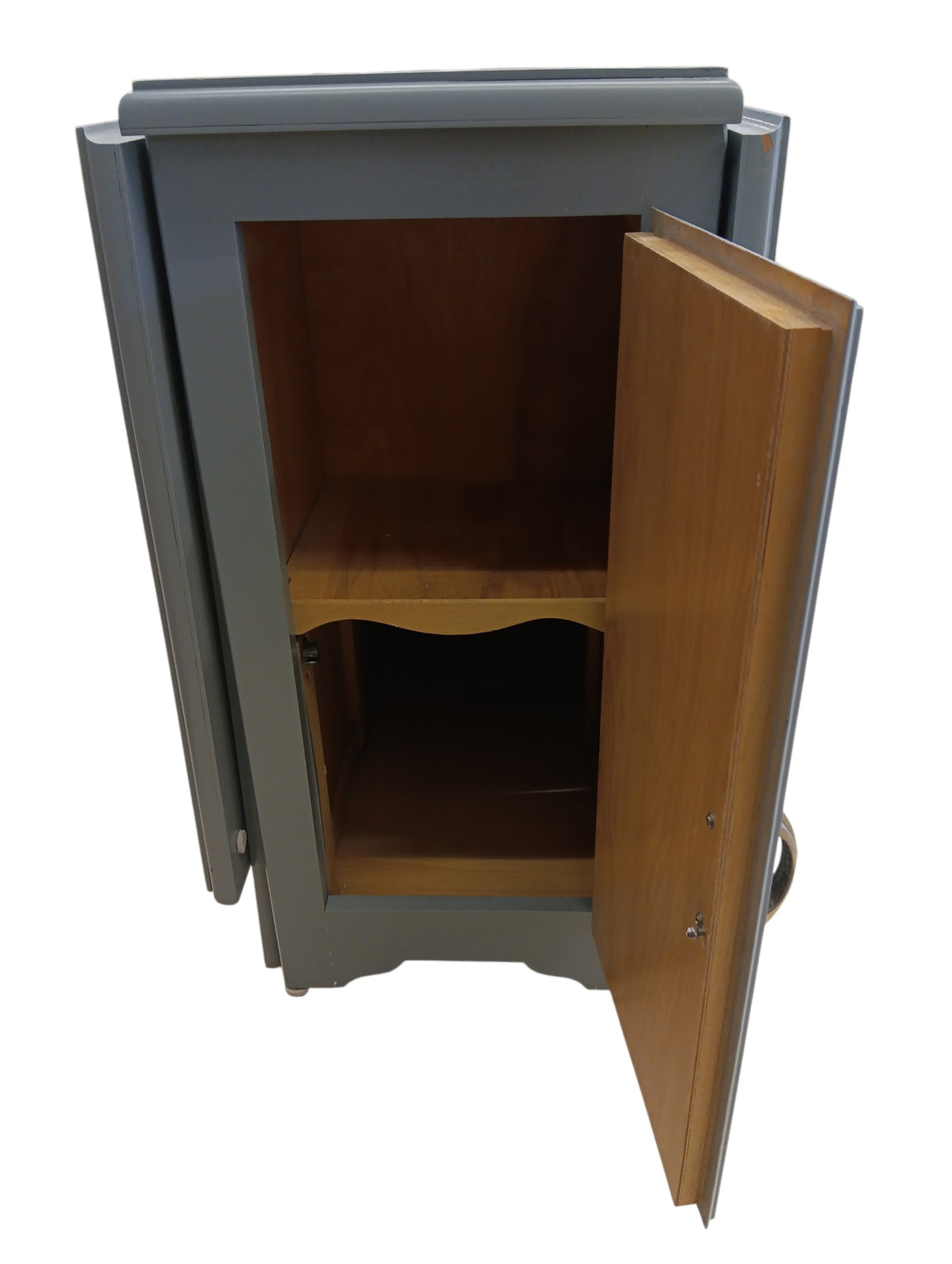 Pigeon Post Blue Drop-Leaf Buffet Table