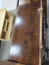 Waterfall Art Deco Dresser W/Mirror
