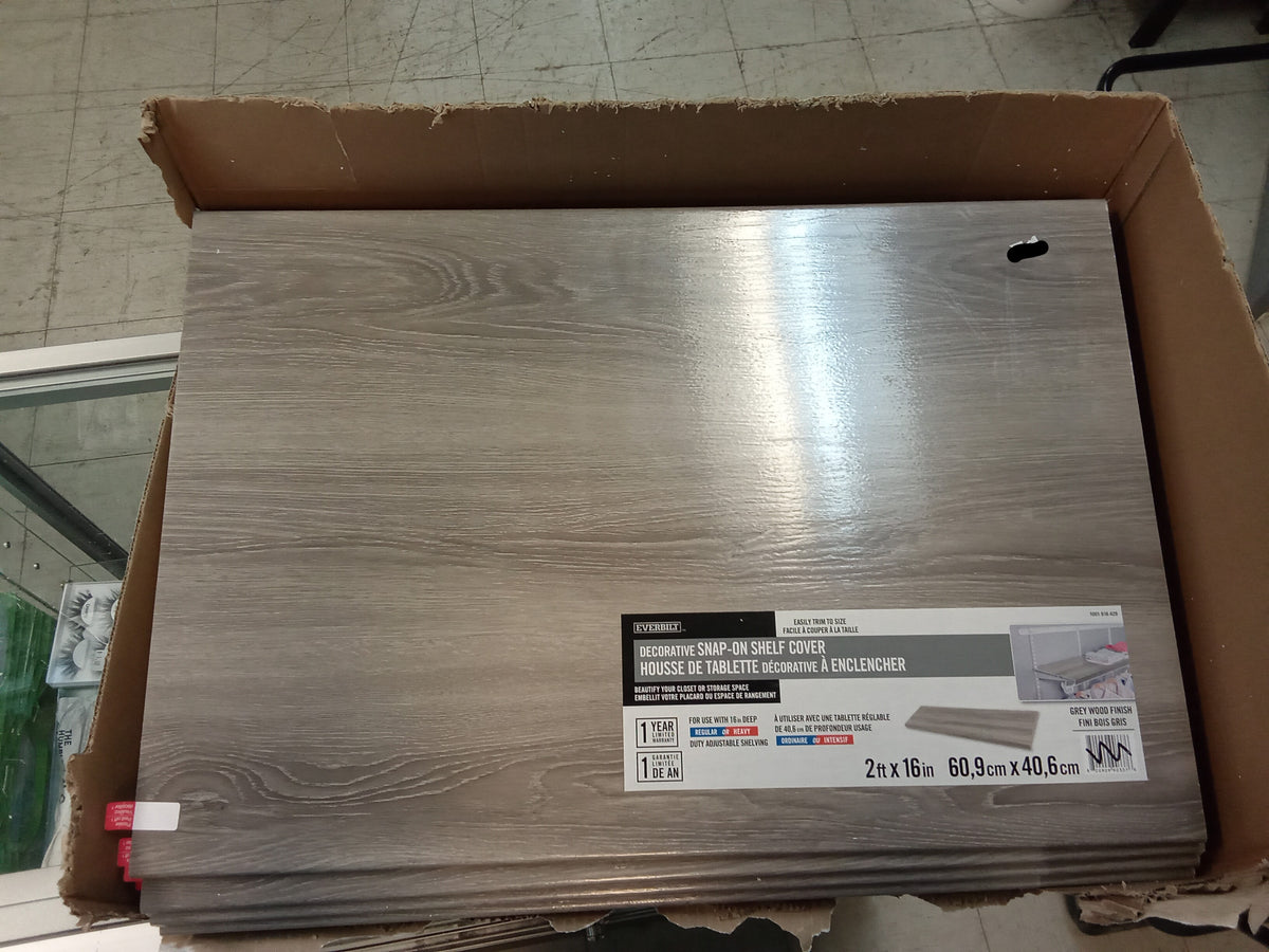 Decorative Snap-on Shelf Cover