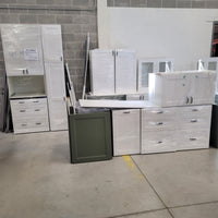 White and Green Kitchen