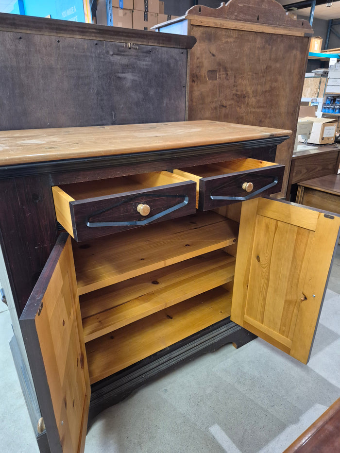 Rustic Pine Credenza