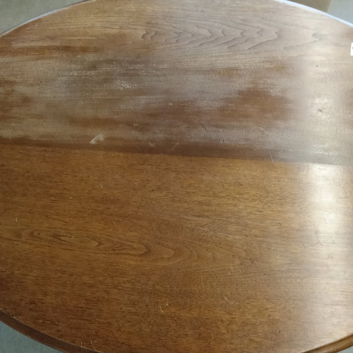 46"W Oval Coffee Table in Wood
