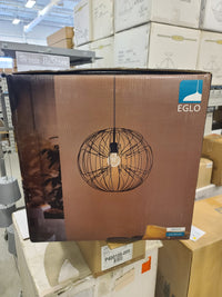 Eglo Okinzuri 1-Light Black Pendant Light