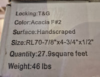 Hand Scraped Engineered Wood Flooring - - Acacia (Brown Mix) 27.9 sqft / box