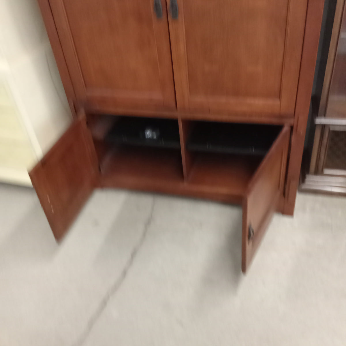 48.5"W Solid Wood Media Cabinet
