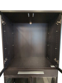 Black Display Cabinet W/Glass #GR16