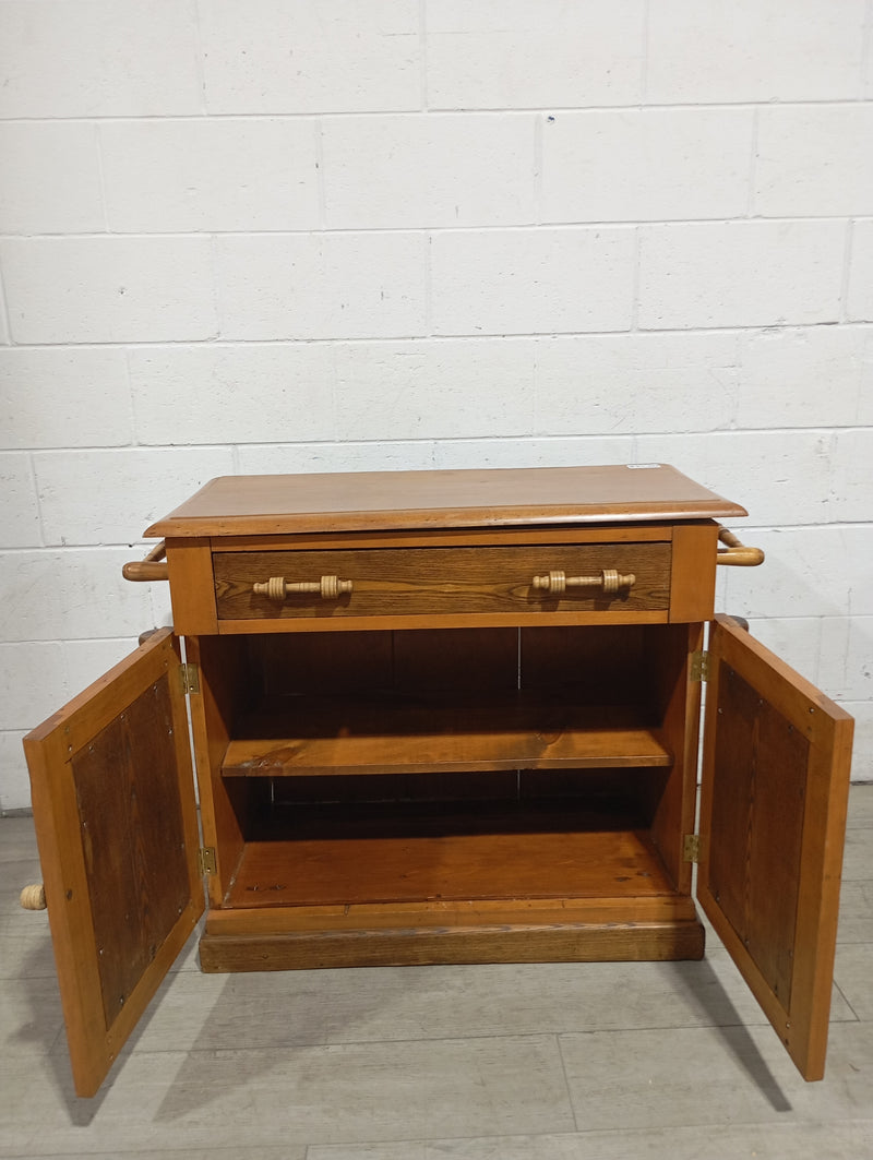 Vintage Solid Oak Cabinet