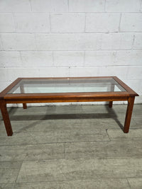 Glass-Top Coffee Table