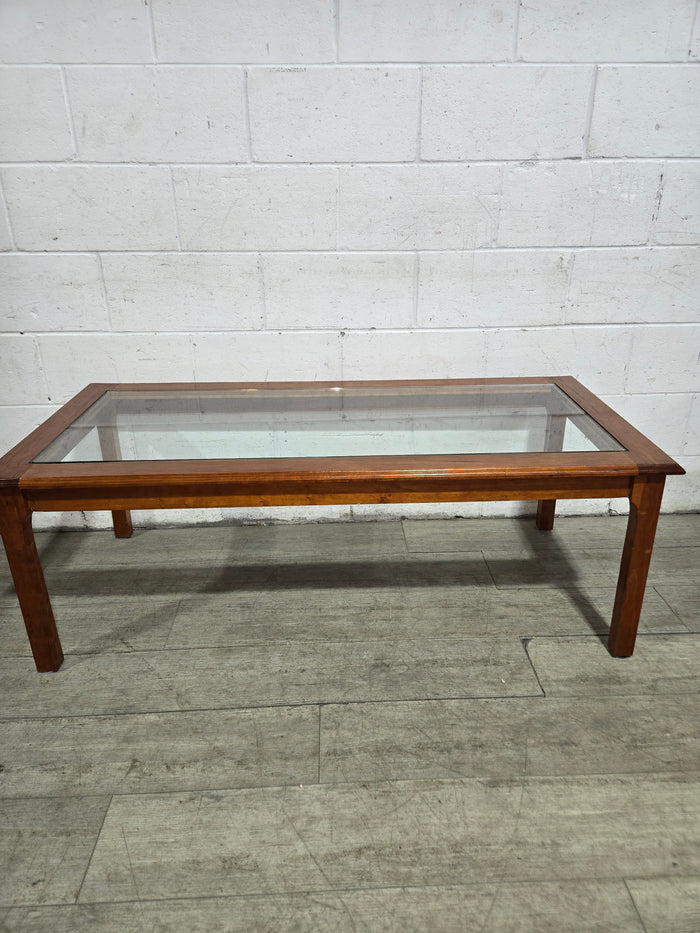 Glass-Top Coffee Table