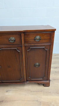 60"W Dark Chestnut Sideboard