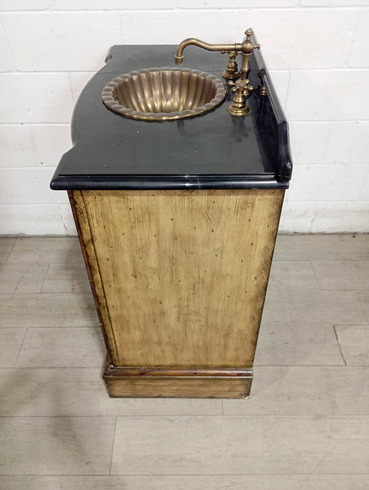 34" Vintage Wooden Vanity