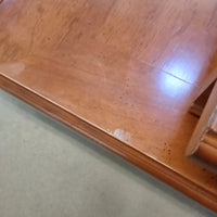 66"W Solid Wood Dining Table with Two Leaves