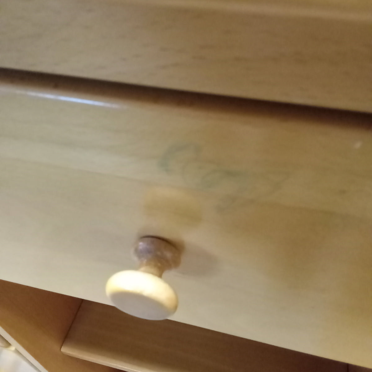 54"W 4-Drawer Dresser with Cupboard