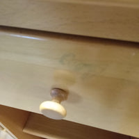 54"W 4-Drawer Dresser with Cupboard