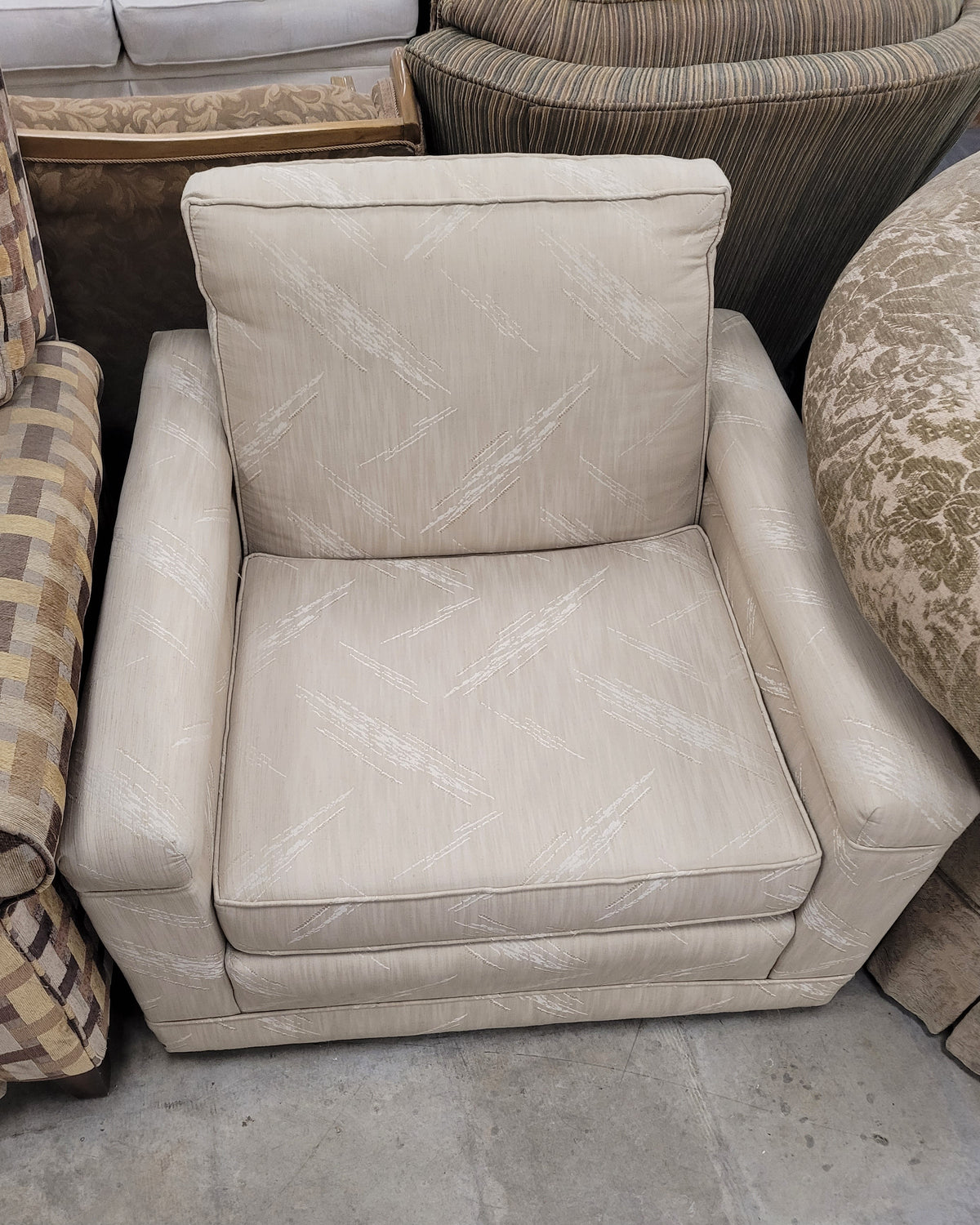 Classic Beige Armchair