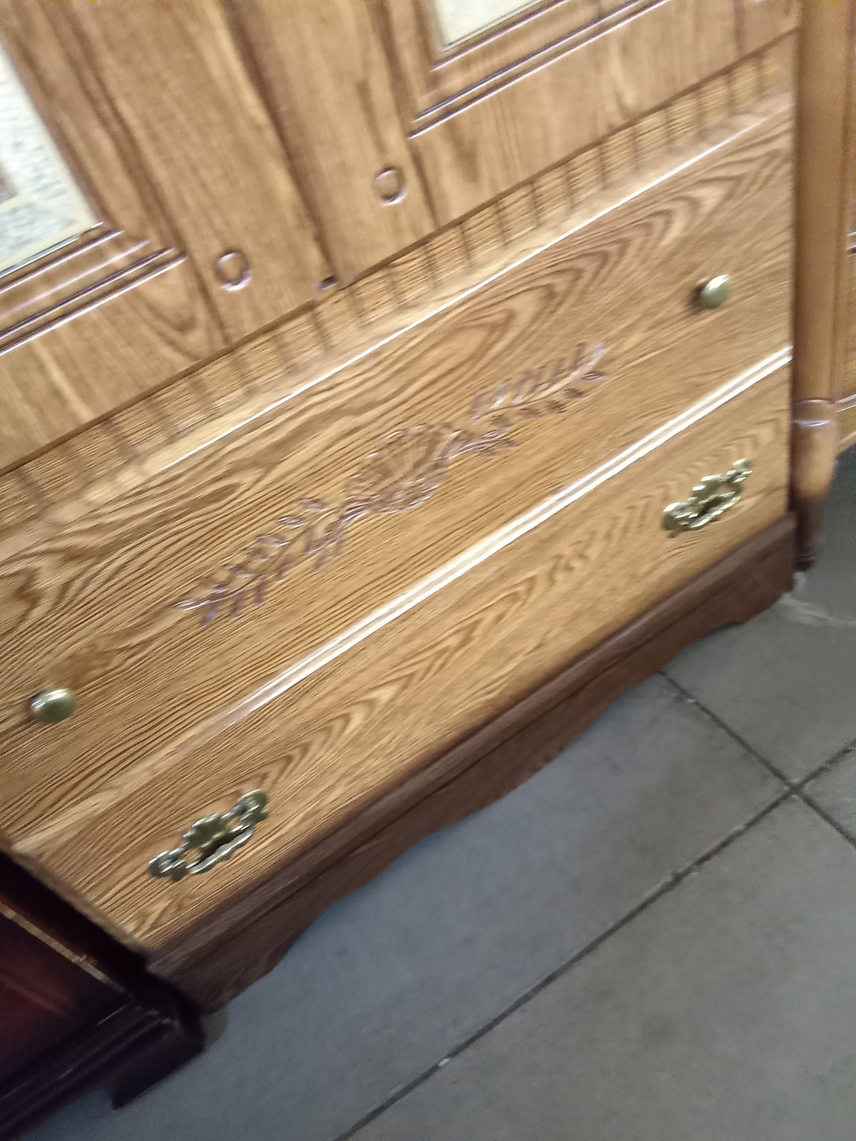 35.5"W Tall Boy Dresser