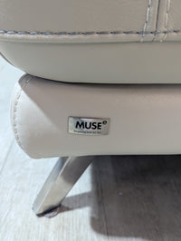 MUSE Beige Leather Sofa