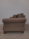 66" Brown Polyester Loveseat