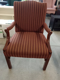 26"W Arm Chair with Wooden Arms