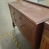 52"W Solid Wood Sideboard with Two Drawers