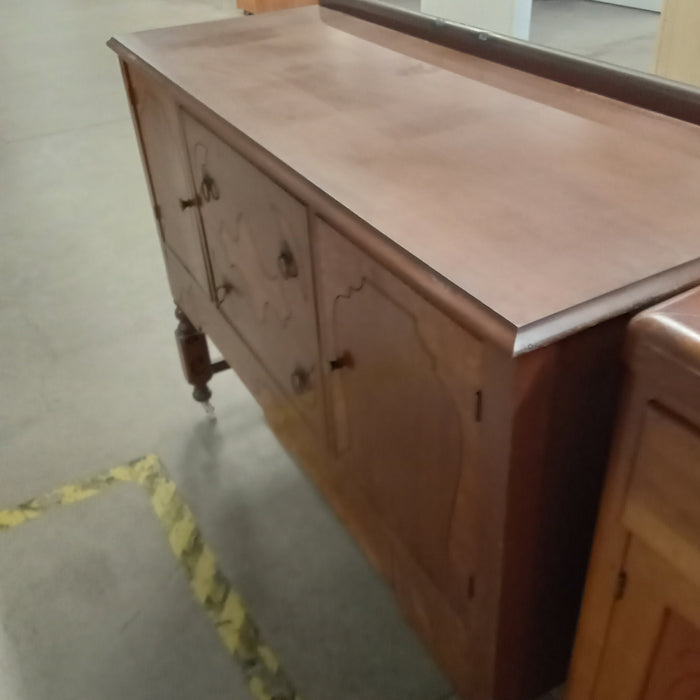 52"W Solid Wood Sideboard with Two Drawers