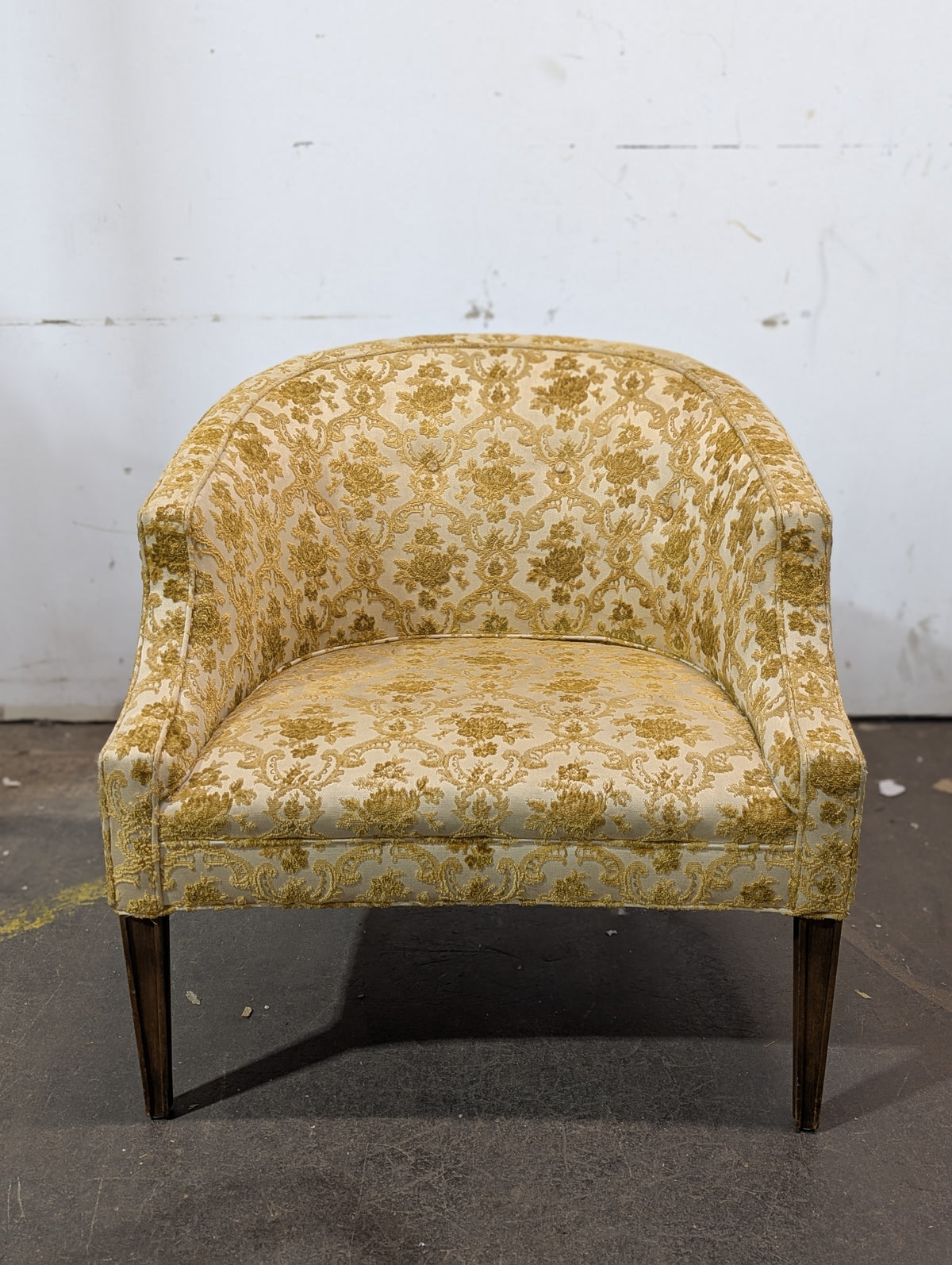 Edwardian Style Bucket Armchair