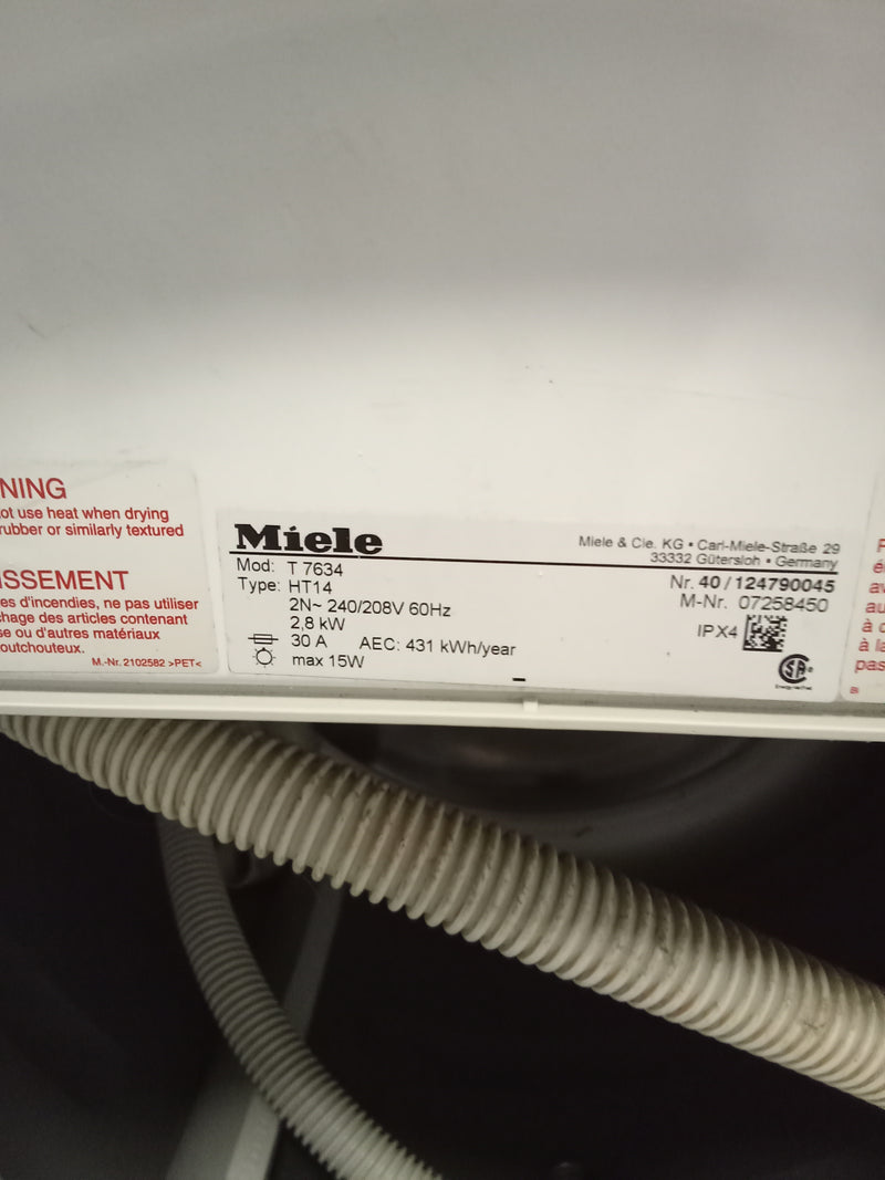 23.5"W Electric Front Load Dryer in White