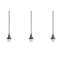 Portfolio 3Lt Mini Pendant Fitter- Brushed Nickel