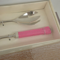 Salad Server 2-Pcs Set in Pink