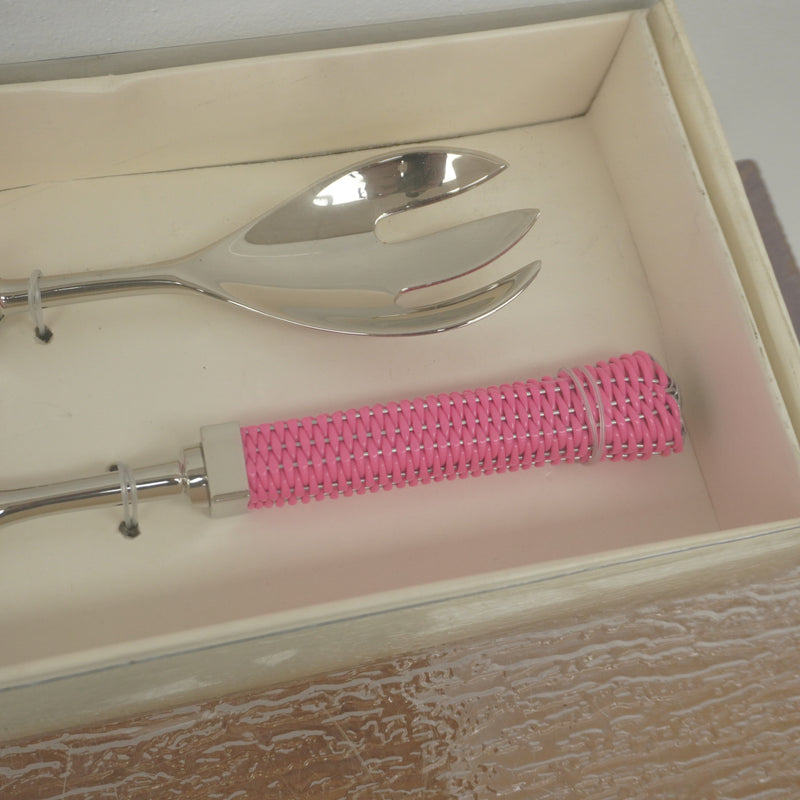 Salad Server 2-Pcs Set in Pink