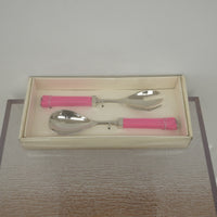 Salad Server 2-Pcs Set in Pink