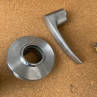 Schlage AL80PD Storeroom Lockset with Jupiter Lever in Satin Chrome