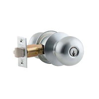 Schlage D53PD Plymouth Residential Entry Lock in Satin Chrome