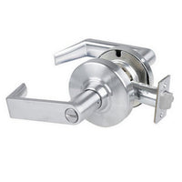 Schlage ND40 Privacy Cylindrical Lock Rhodes Lever in Satin Nickel