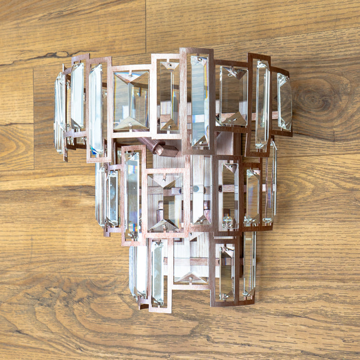 Quida 3-Light Wall Sconce in Champagne