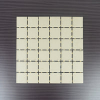 12"x 12" 36-Tile Unglazed Mosaic - Light Grey 20 pcs (20 sq ft/box)